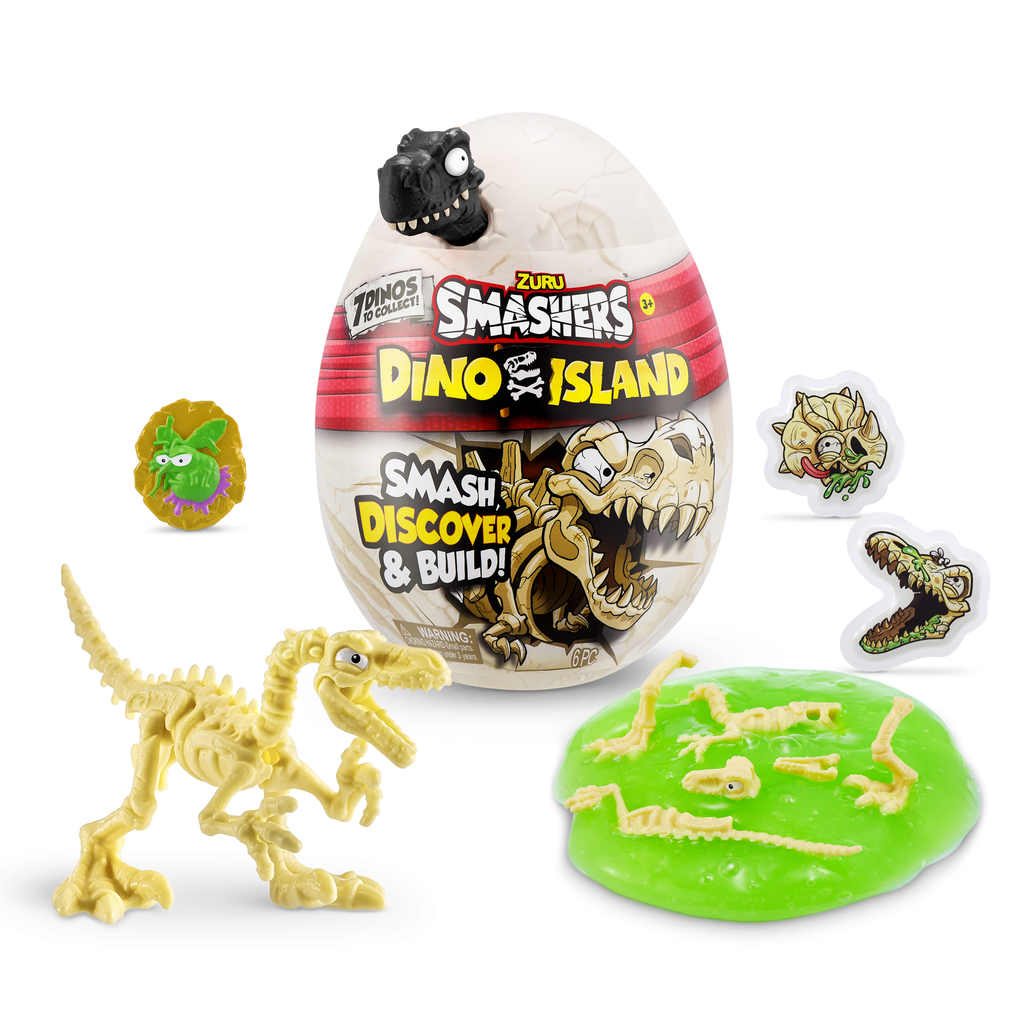 Игрушка Zuru Smashers: "Dino Island" Nano Egg, в ассортименте