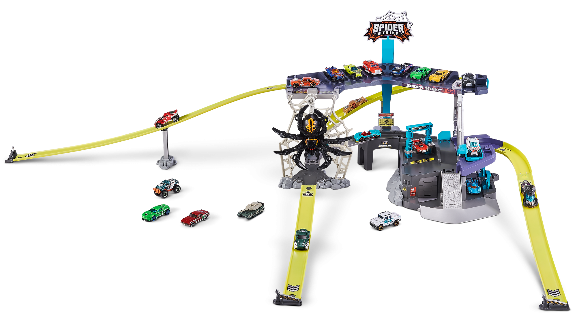 Набор ZURU Metal Machines, трек "Атака паука" с машинкой Набор ZURU Metal Machines, трек "Атака паука" с машинкой