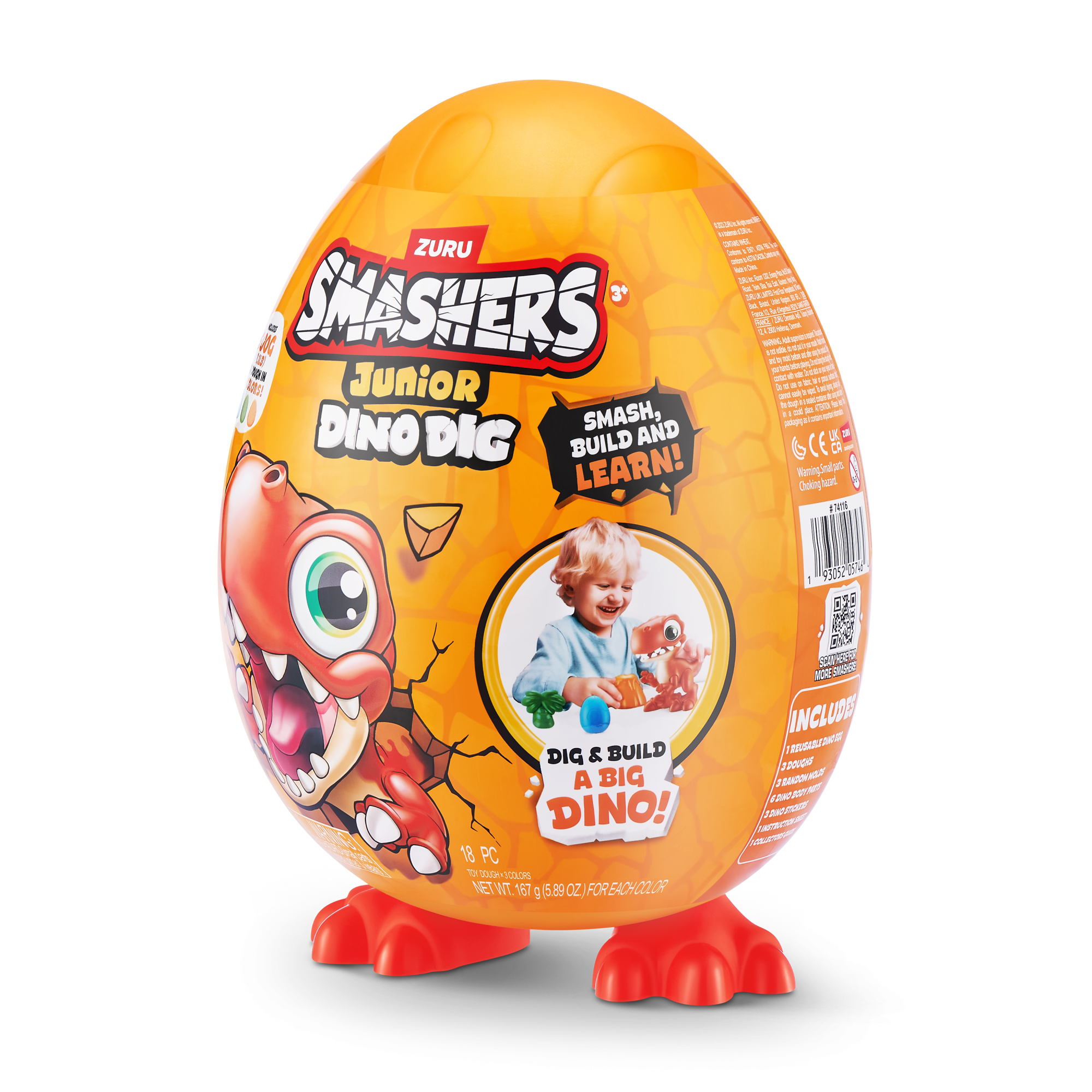 ZURU Smashers Junior Дино-раскопки, игрушка-сюрприз