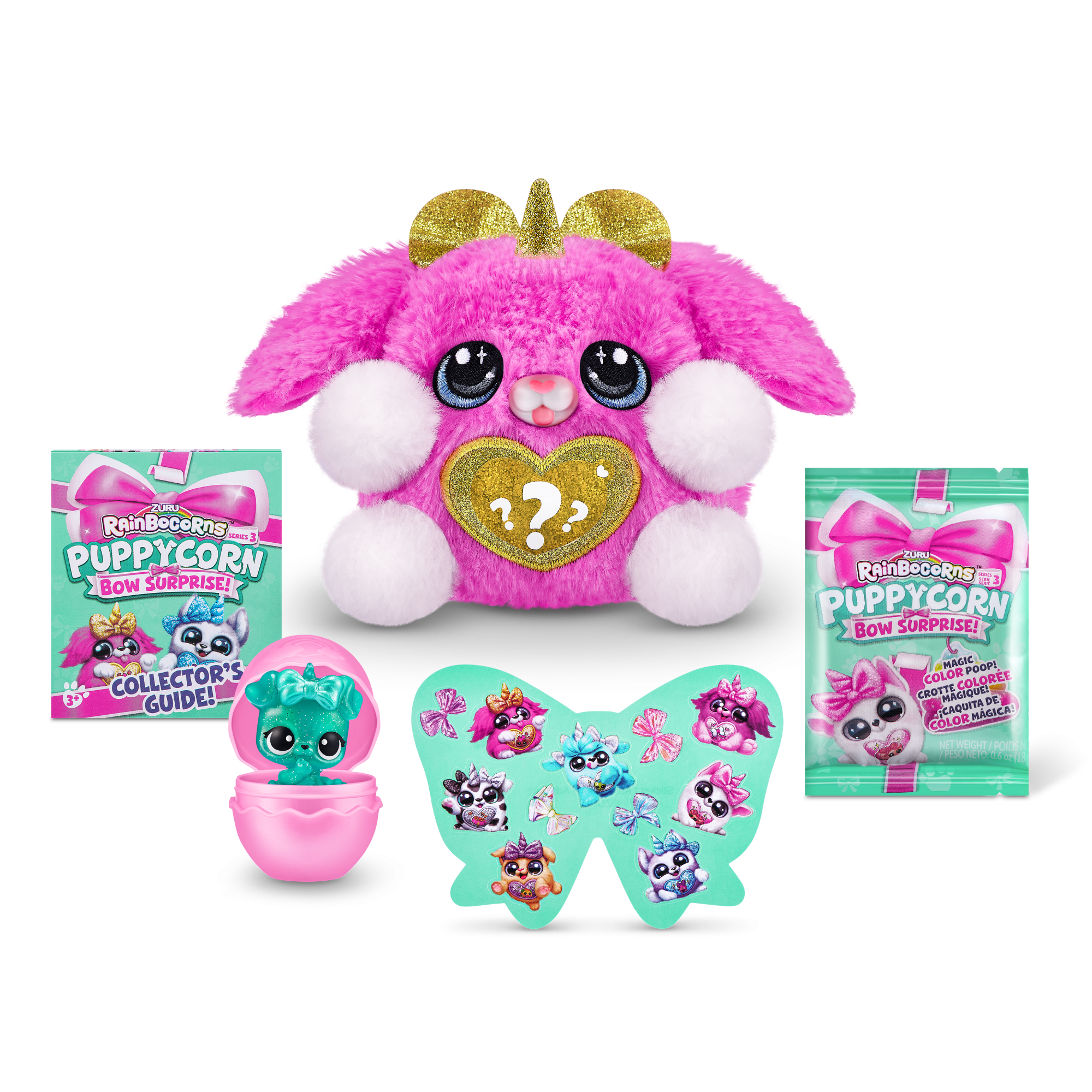 Игровой набор-сюрприз ZURU Rainbocorns Sparkle Puppycorn S6 с акс. в асс.