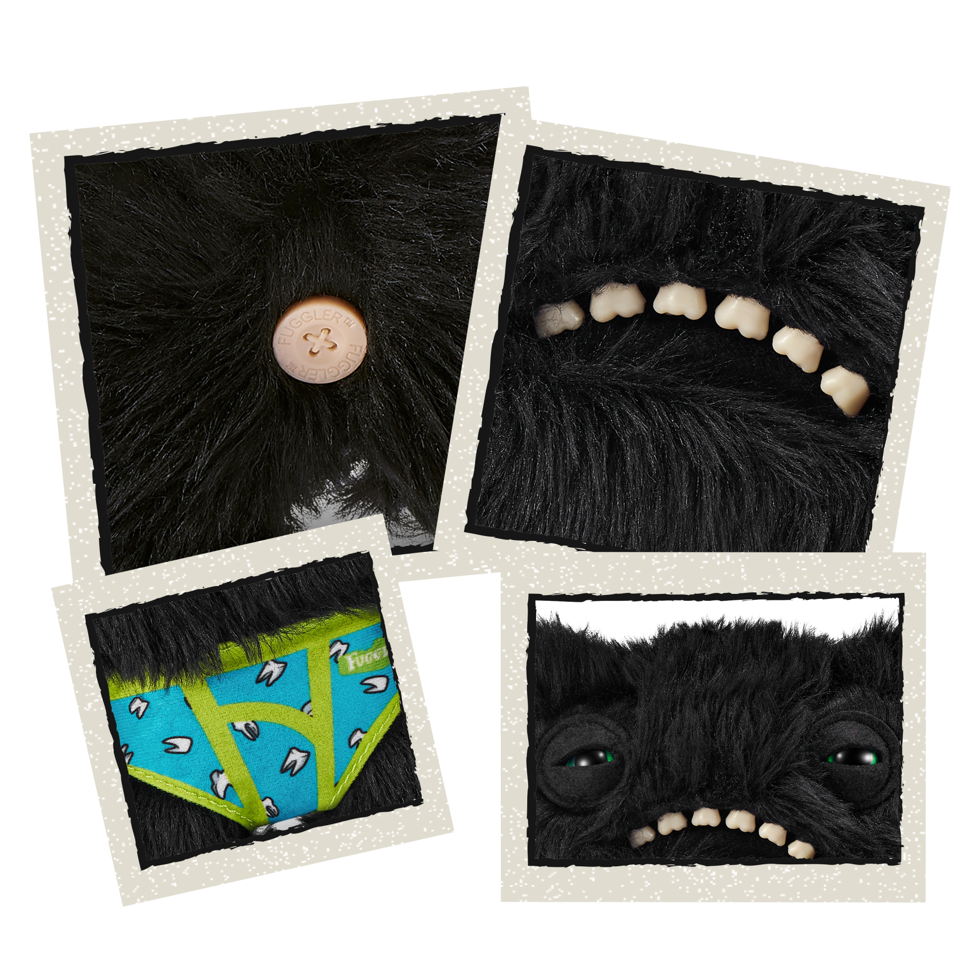 Плюшевая игрушка Zuru Fuggler WIDE EYED WEIRDO - Black