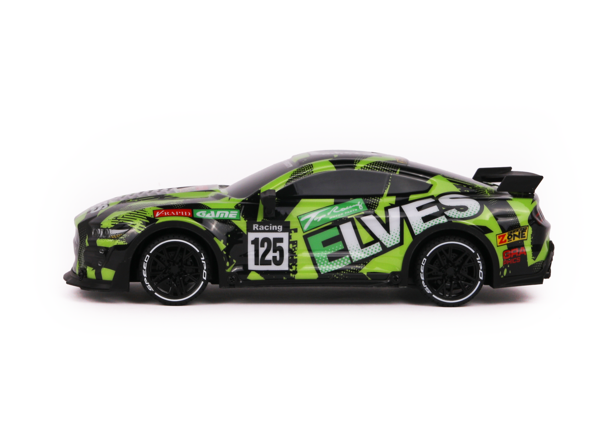 Машинка Р/У Kid Rocks 1:18 Гоночная машина, зеленая Машинка Р/У Kid Rocks 1:18 Гоночная машина, зеленая