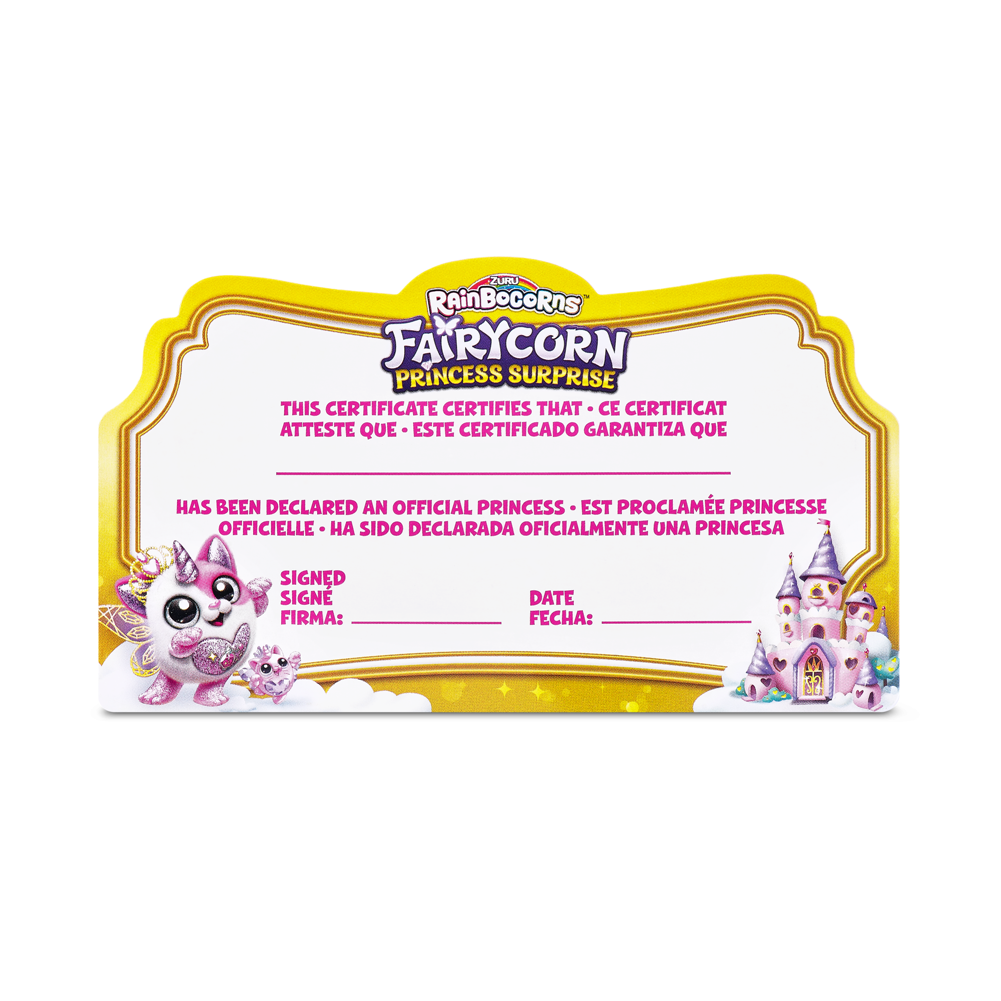 Игровой набор-сюрприз ZURU Rainbocorns Fairycorn Princess S6 с акс. в асс.
