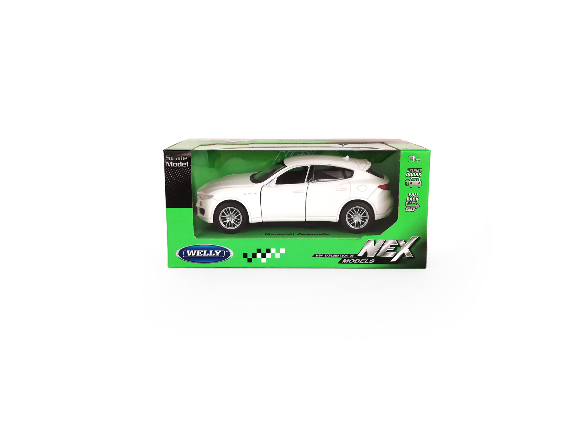 Машинка WELLY 1:32 Maserati Levante, пруж. мех., цв. в асс. Машинка WELLY 1:32 Maserati Levante, пруж. мех., цв. в асс.