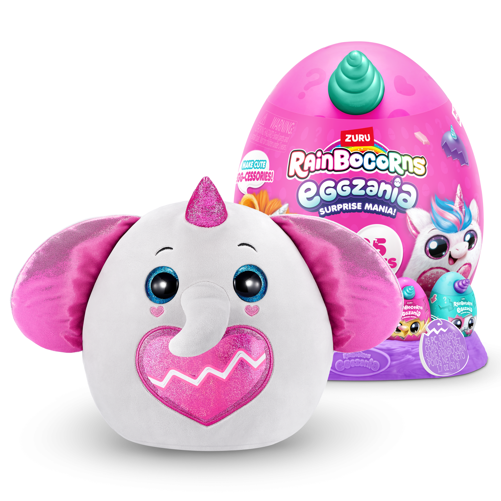 Игровой набор-сюрприз ZURU Rainbocorns Eggzania S1 с акс. в асс.