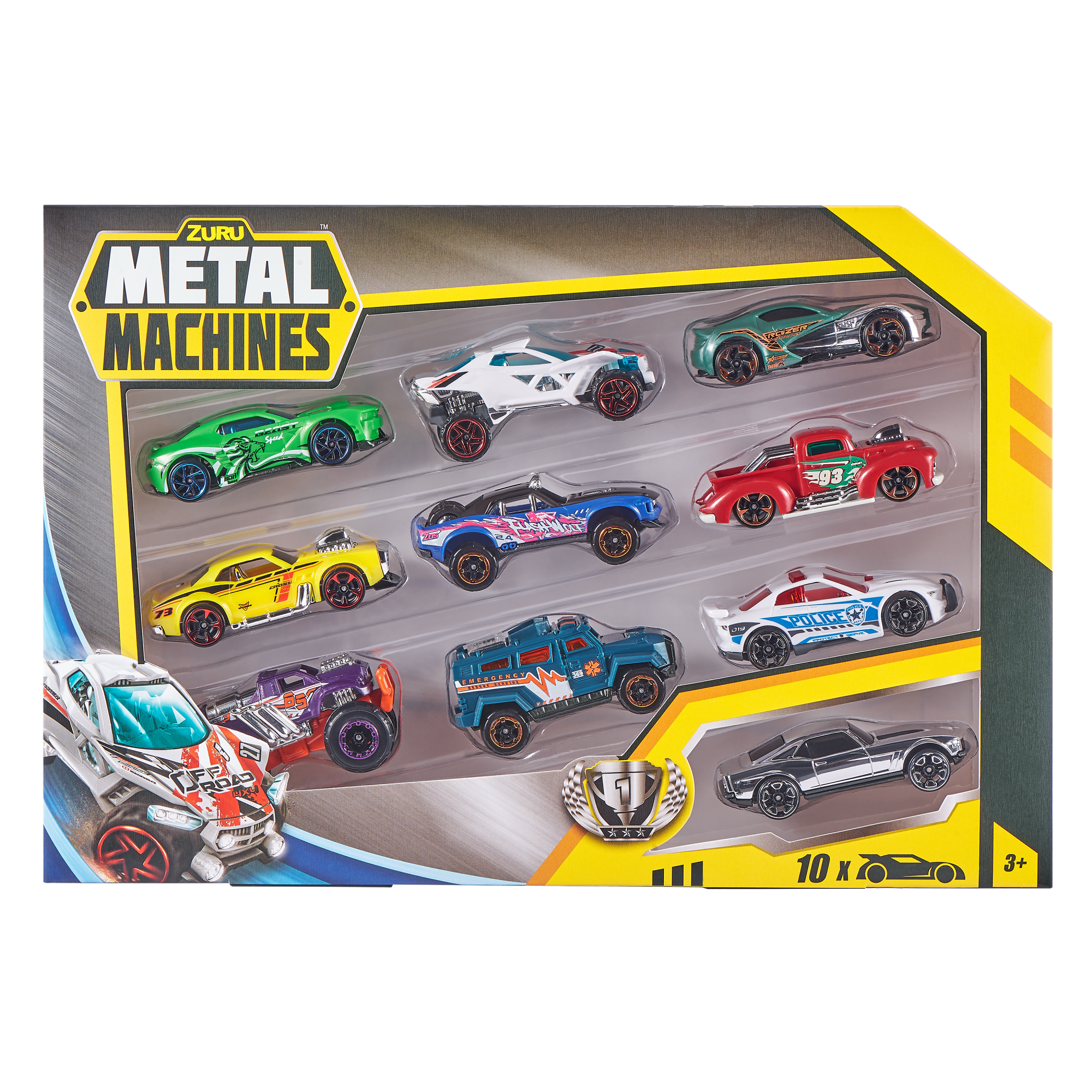 Набор машинок ZURU Metal Machines в асс., 10шт.