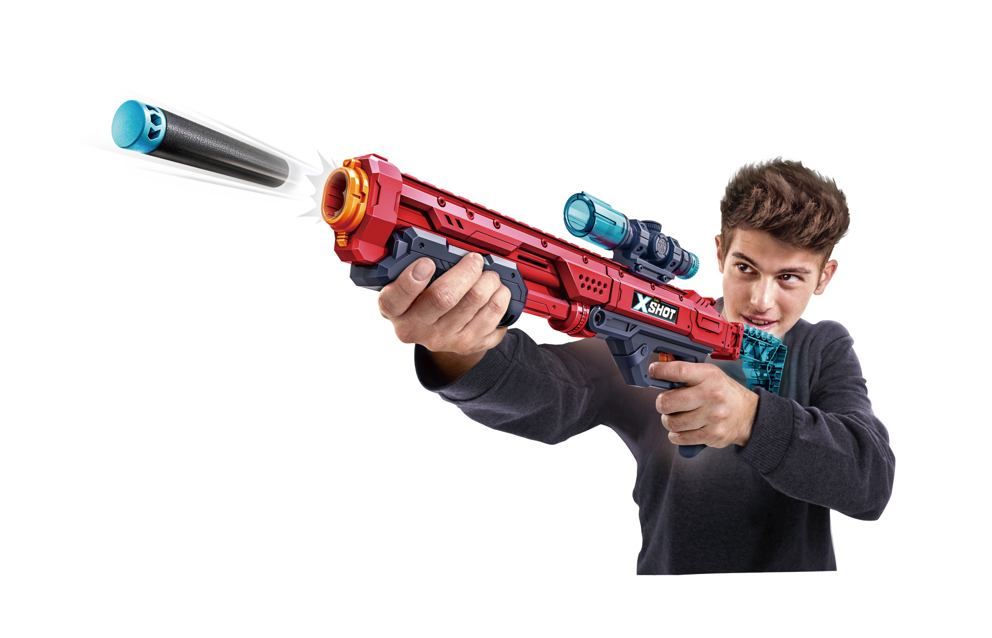 Игровой набор ZURU X-Shot EXCEL Хоукай (бластер, 16 снарядов)