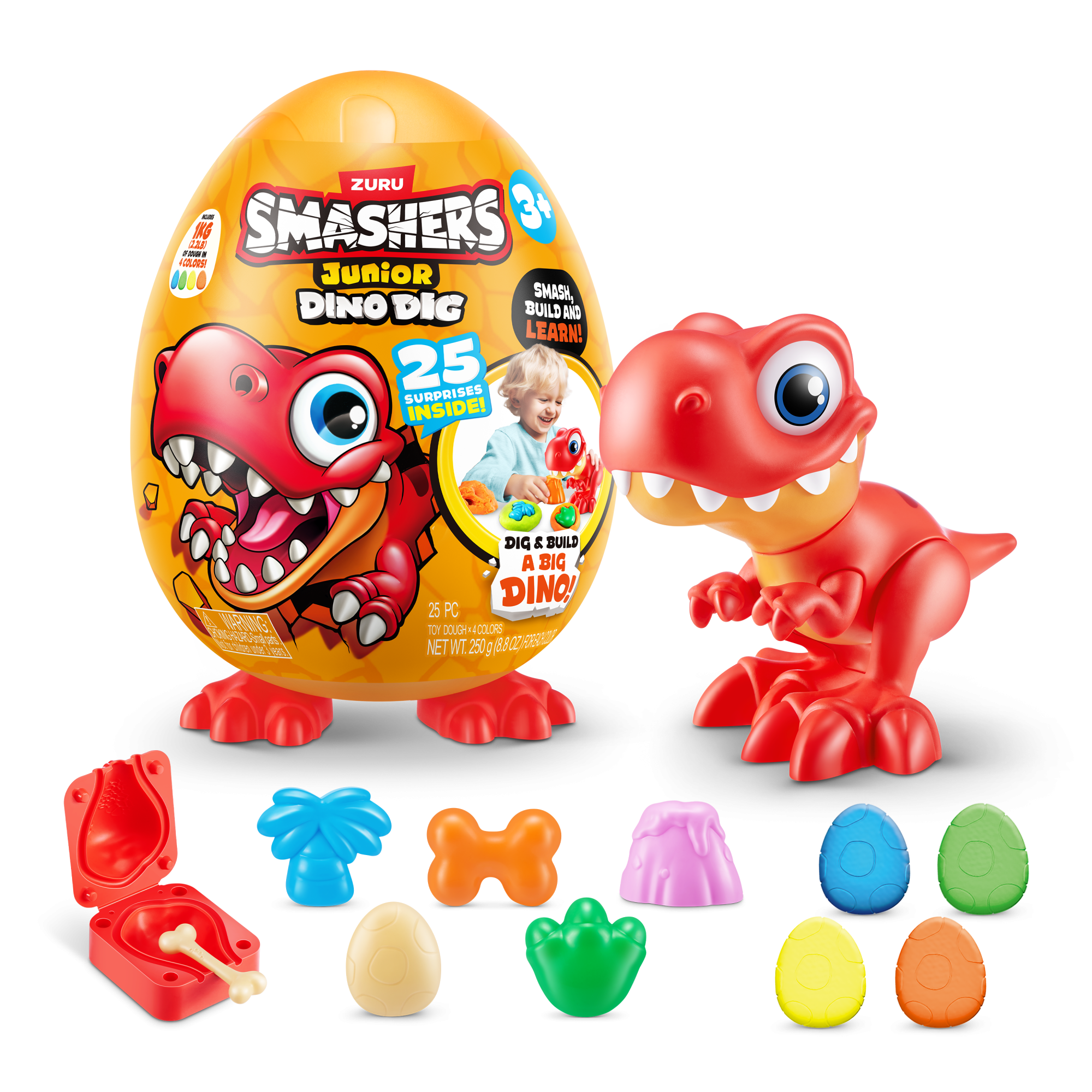 Игрушка ZURU Smashers Junior "Дино-раскопки"