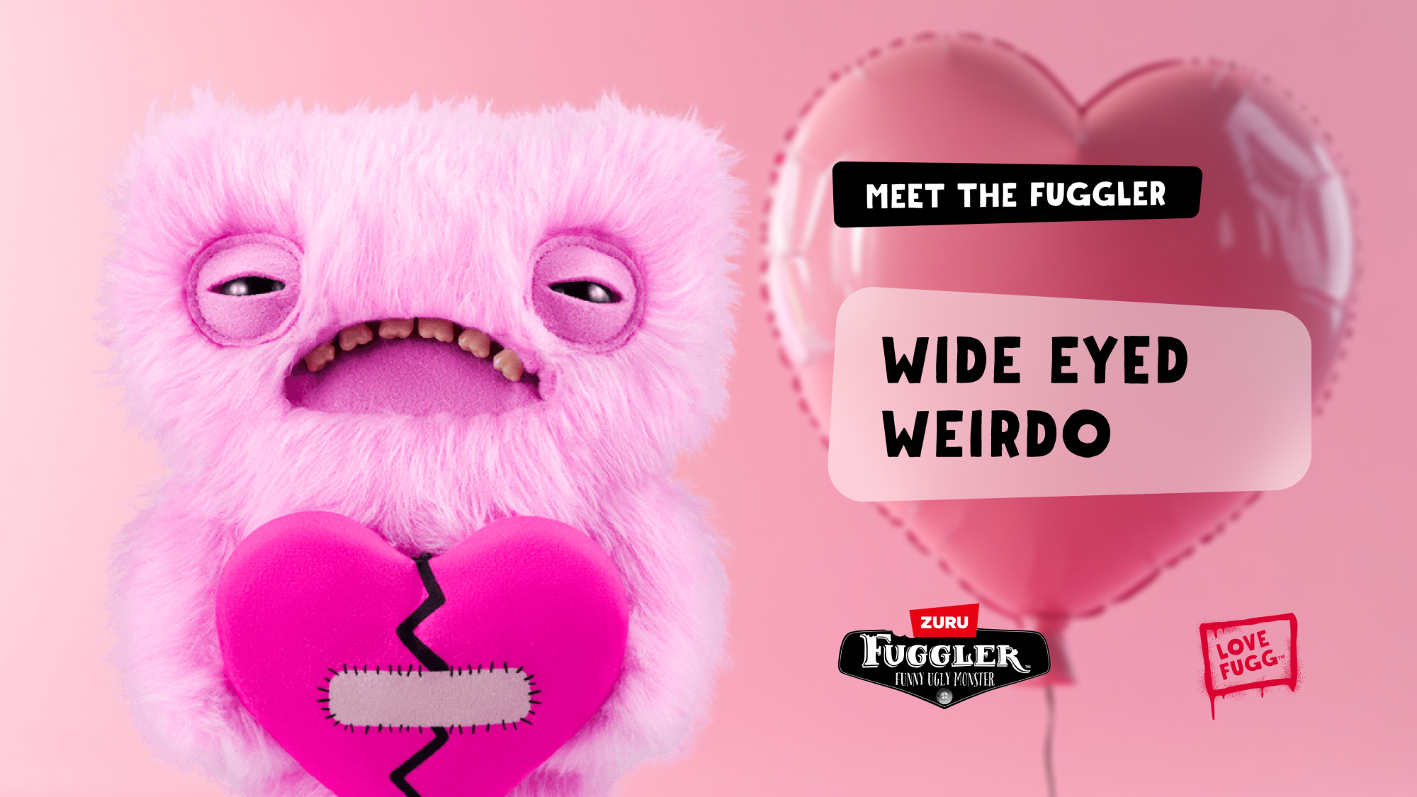 Плюшевая игрушка Zuru Fuggler Love Fugg - Refres-PINK