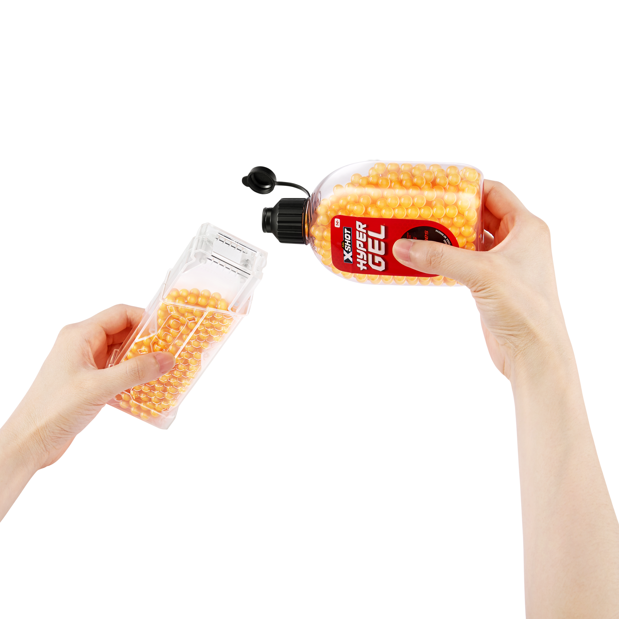 Игровой набор ZURU X-Shot HYPERGEL Клатч (бластер, 5000 снарядов-гранул, защитные очки)