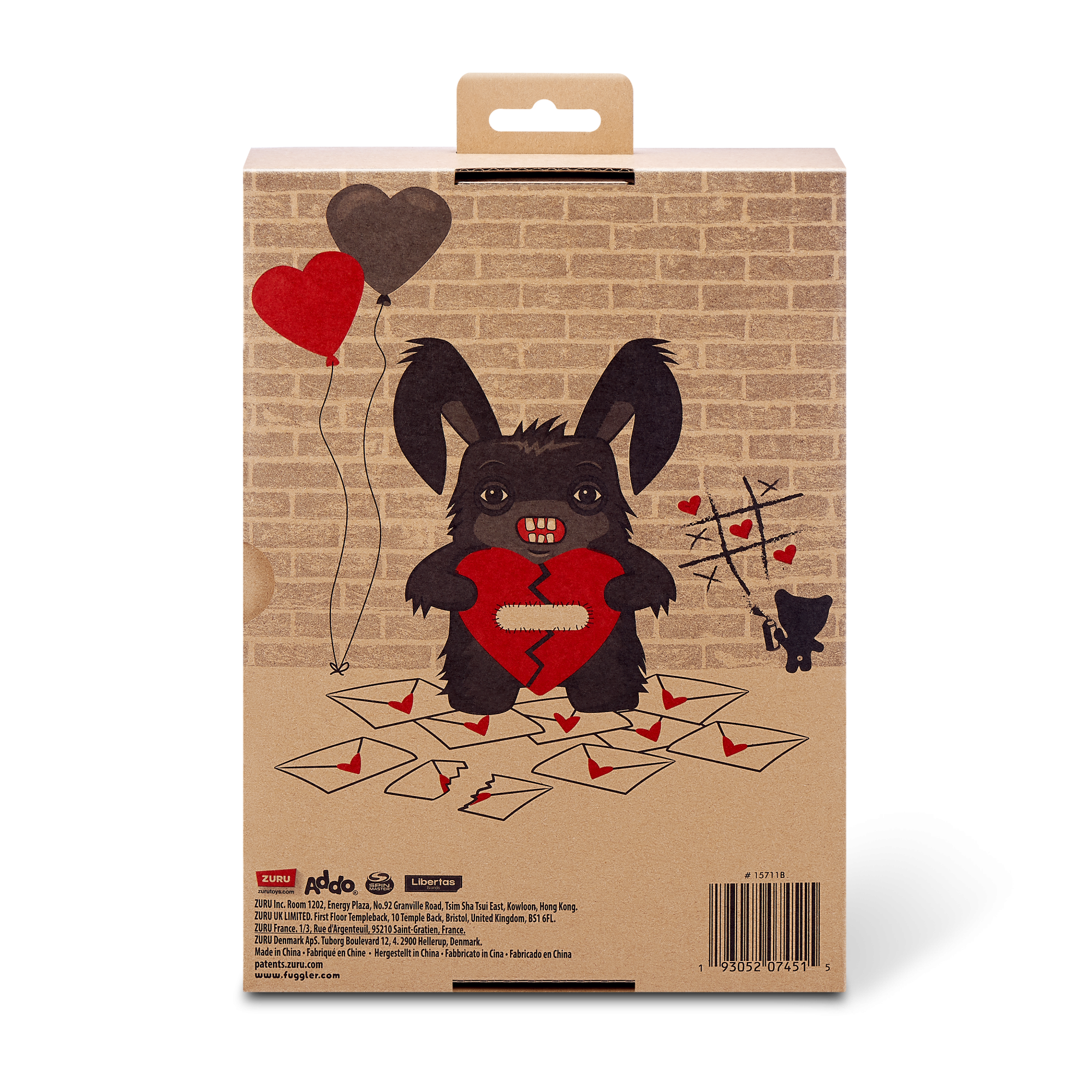 Плюшевая игрушка Zuru Fuggler Love Fugg - Refresh-RED