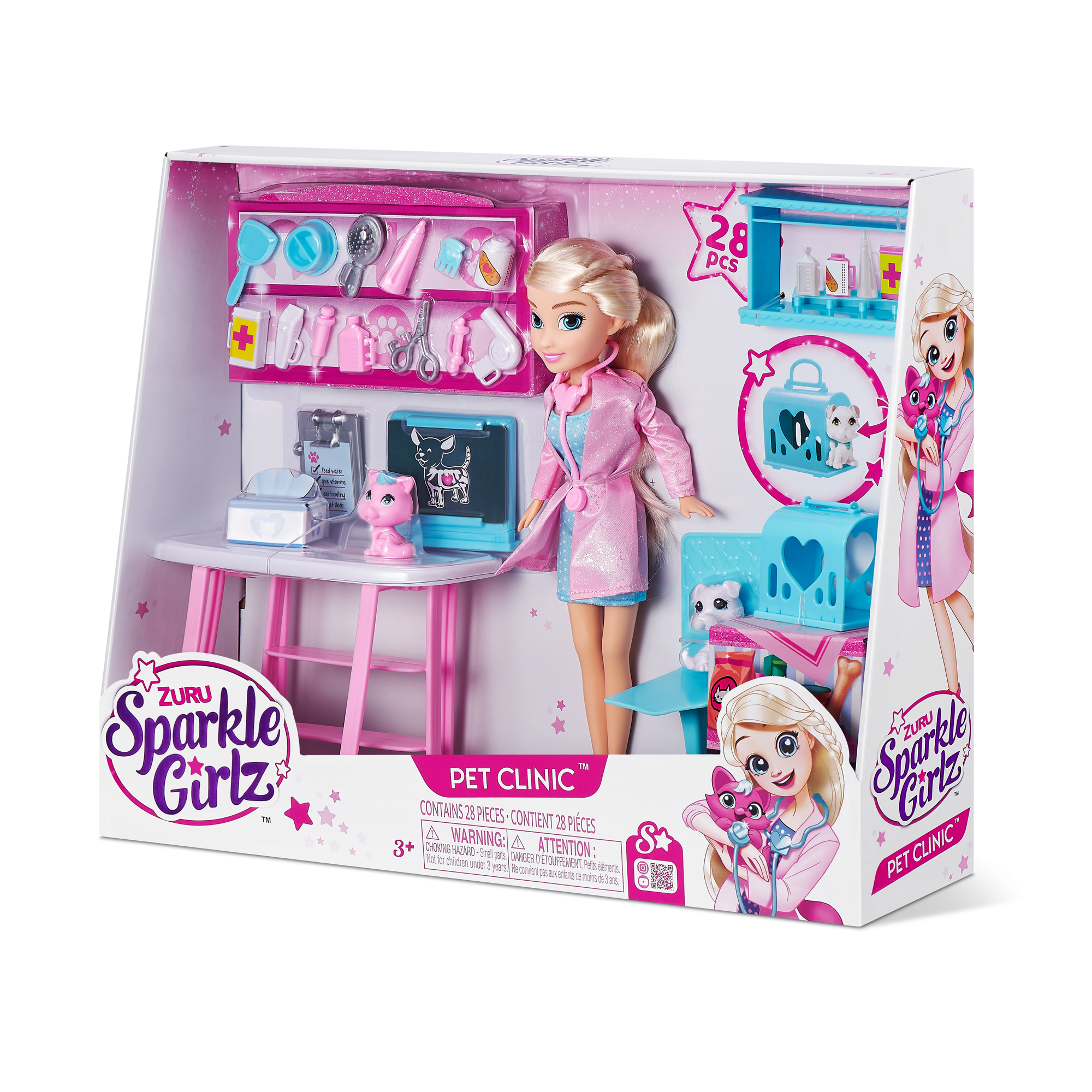 Игровой набор ZURU Sparkle Girlz "Ветеринарная клиника" в асс.