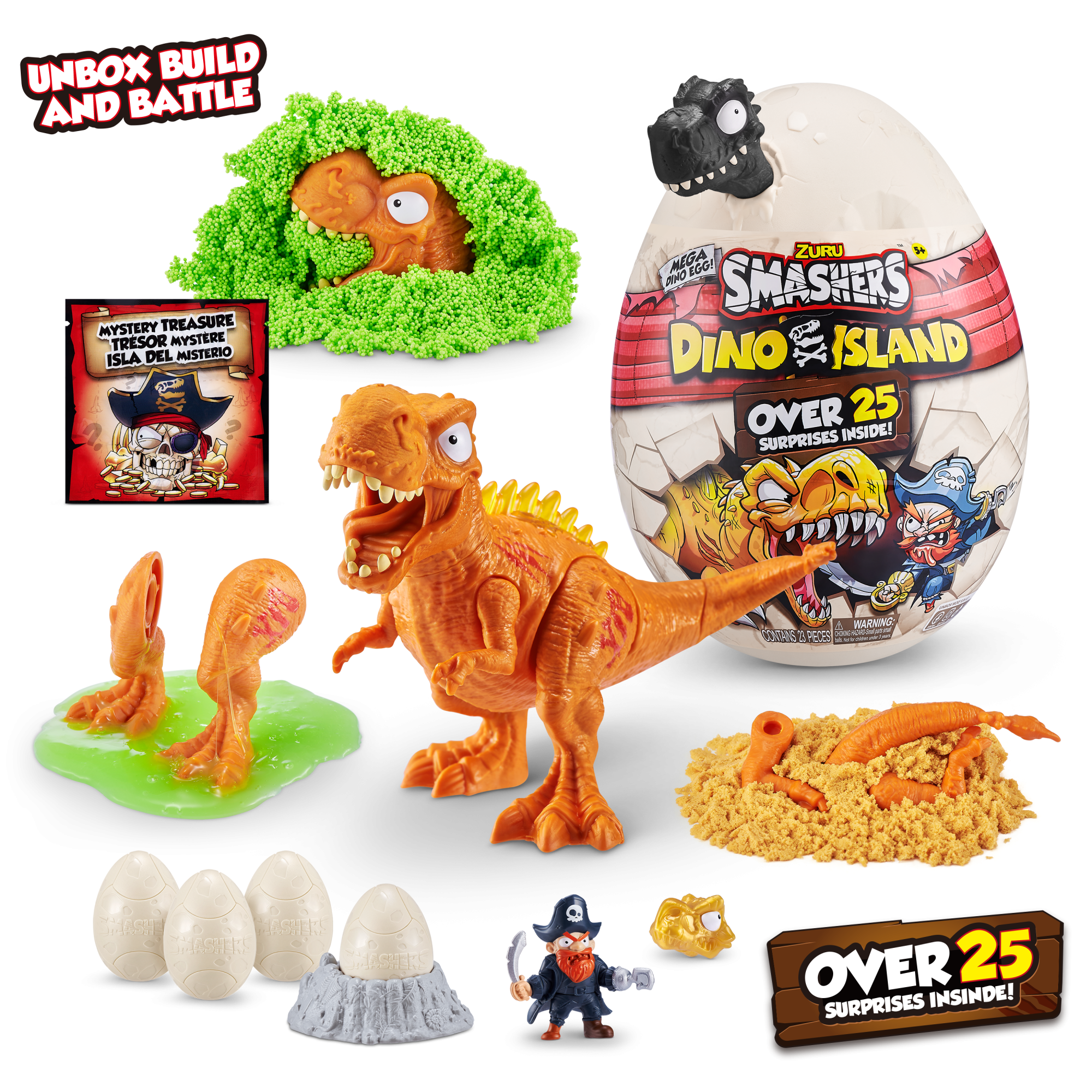 Игрушка Zuru Smashers: "Dino Island" Большое яйцо в ассортименте Игрушка Zuru Smashers: "Dino Island" Большое яйцо в ассортименте