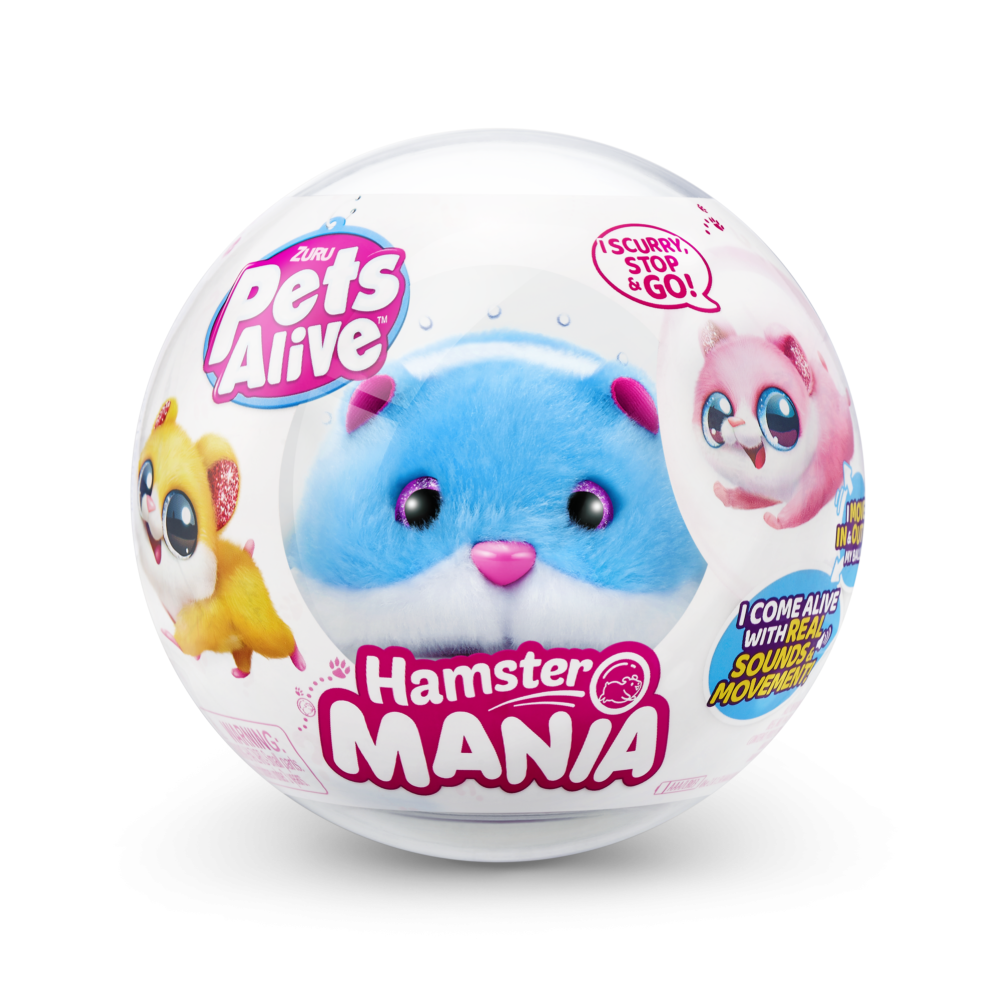 Игрушка ZURU Pets Alive Хомячок в асс., дисплей-бокс 11шт. Игрушка ZURU Pets Alive Хомячок в асс., дисплей-бокс 11шт.