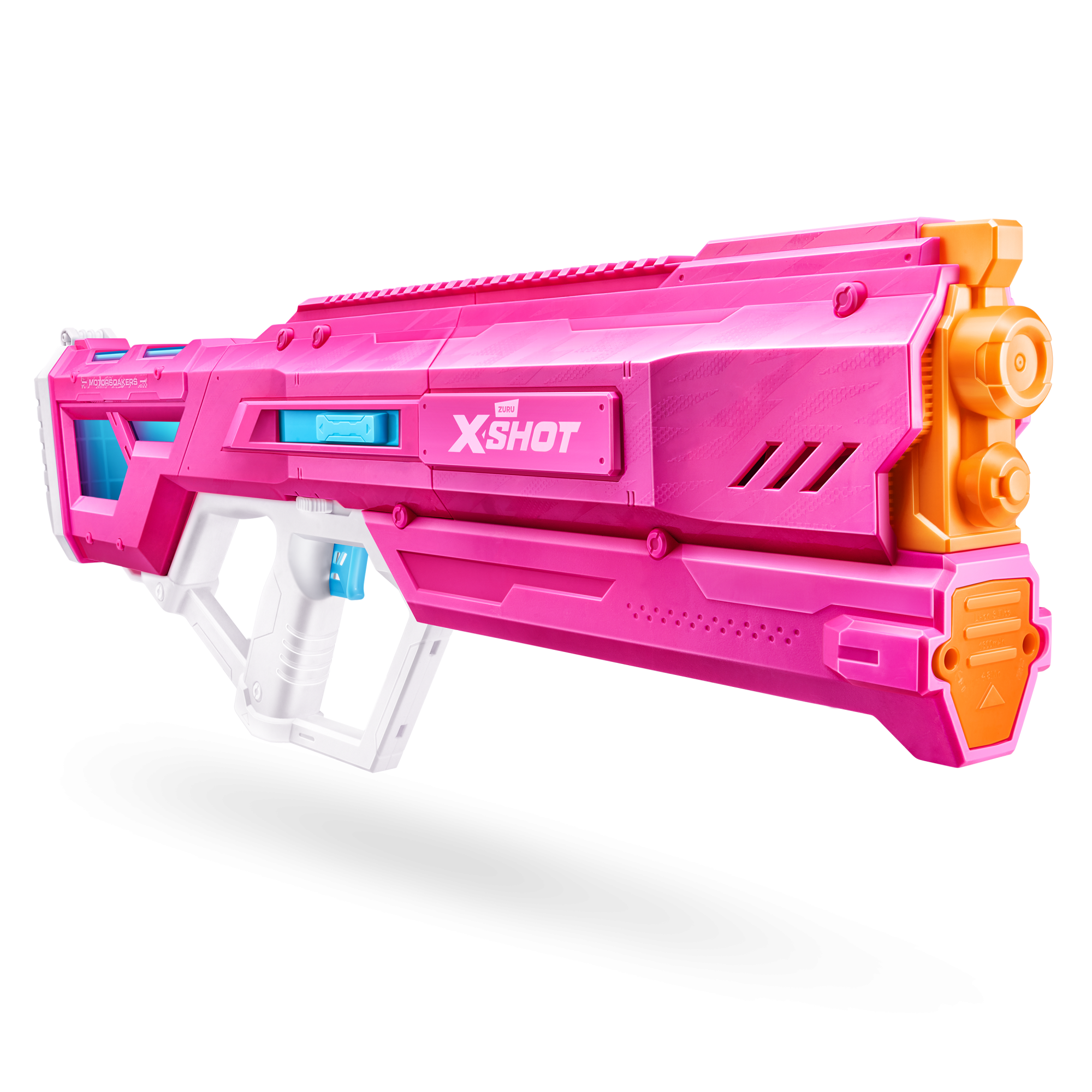 Игровой набор Бластер ZURU X-Shot Water "Мего Пульс" с моторчиком, розовый