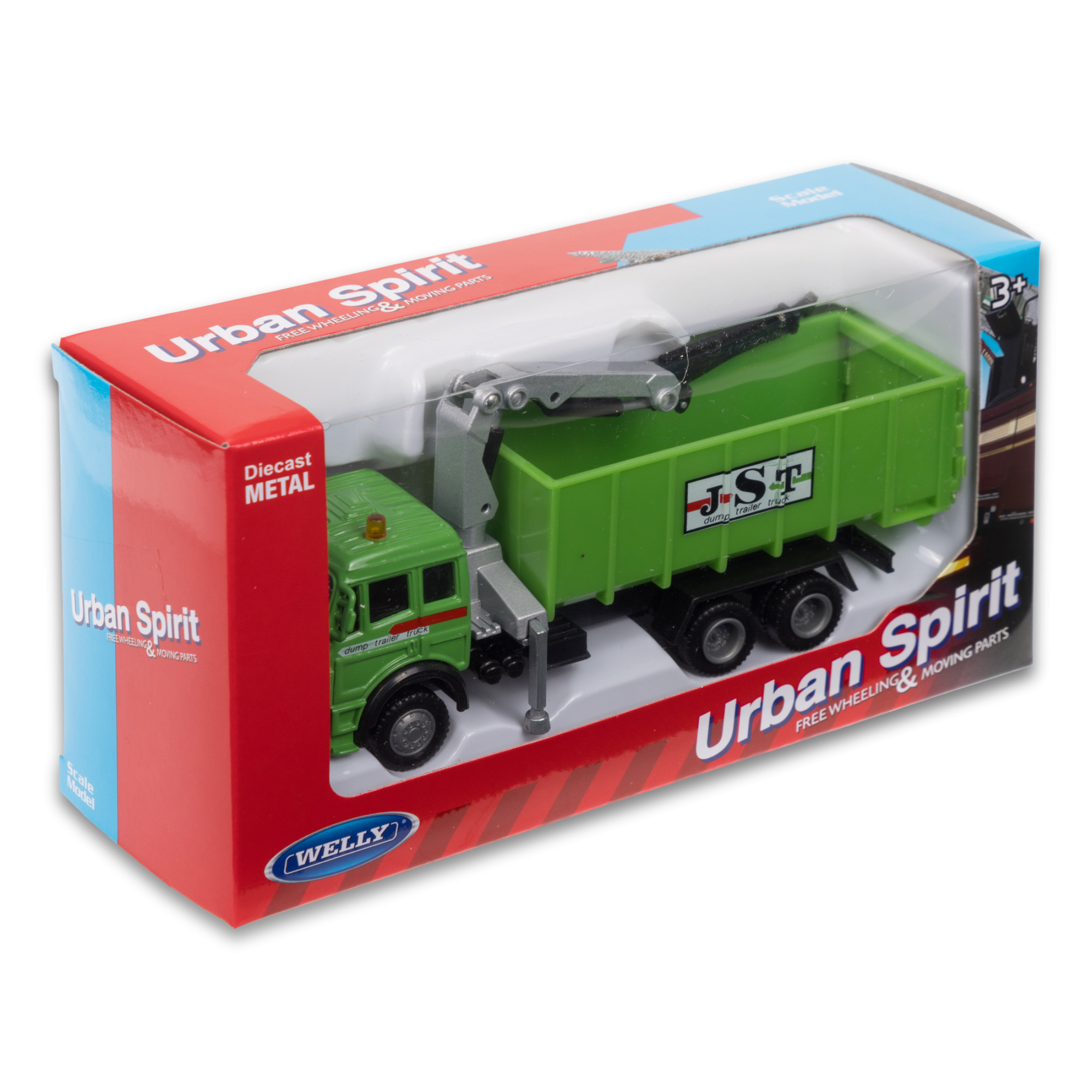Машинка WELLY грузовик, 15 см, в асс., набор D, дисплей-бокс 24 шт.